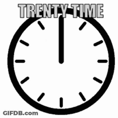 Trenty Time Ticking Clock GIF