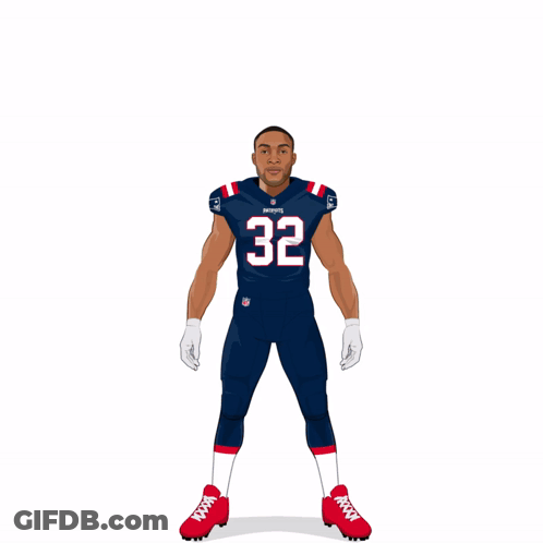 Treveyon Henderson Patriots Cartoon GIF