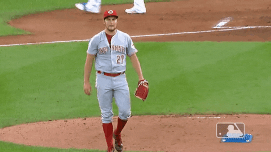 Trevor Bauer Cincinnati Reds Annoyed GIF