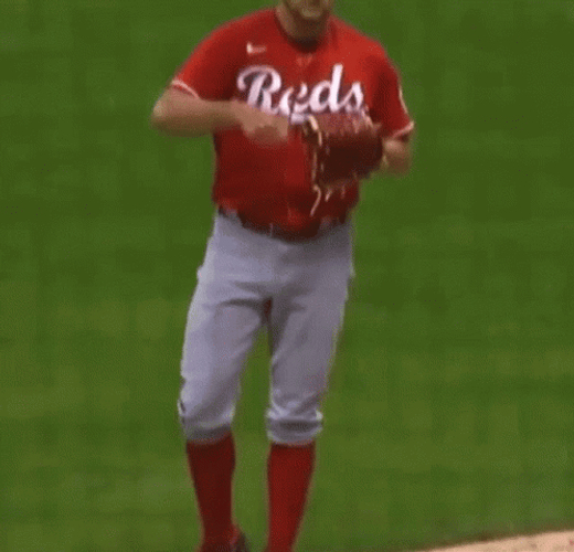 Trevor Bauer Reds Drinking GIF