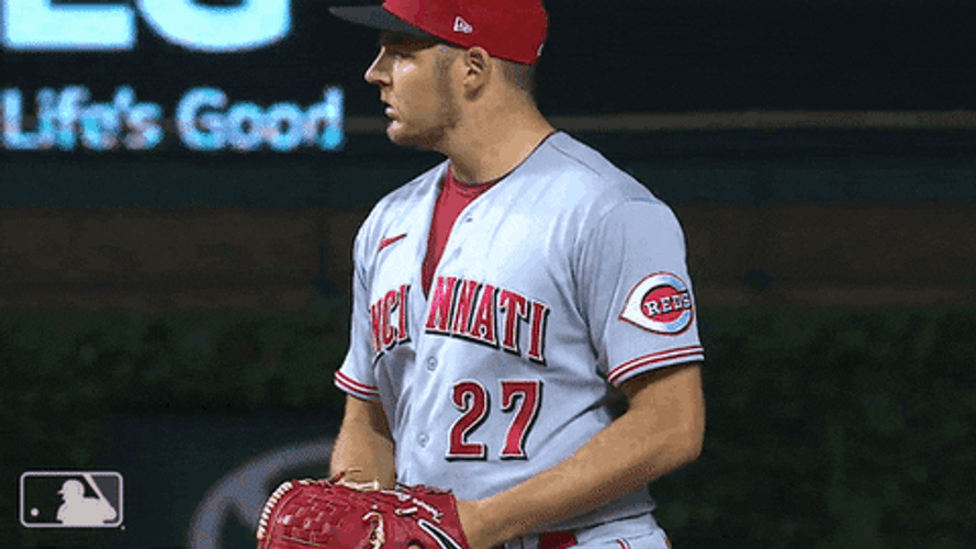 Trevor Bauer Reds Hi GIF