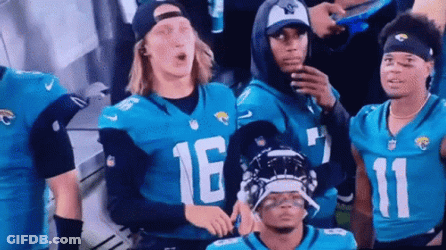 Trevor Lawrence Jaguars Being Shocked GIF
