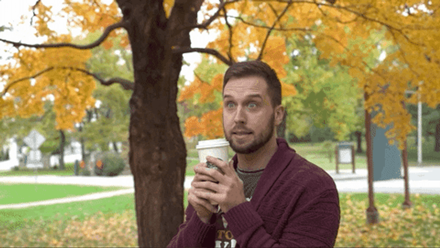 Trey Kennedy Sipping Tea GIF