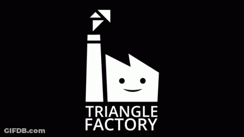 Triangle Factory Logo Smiling Factory GIF