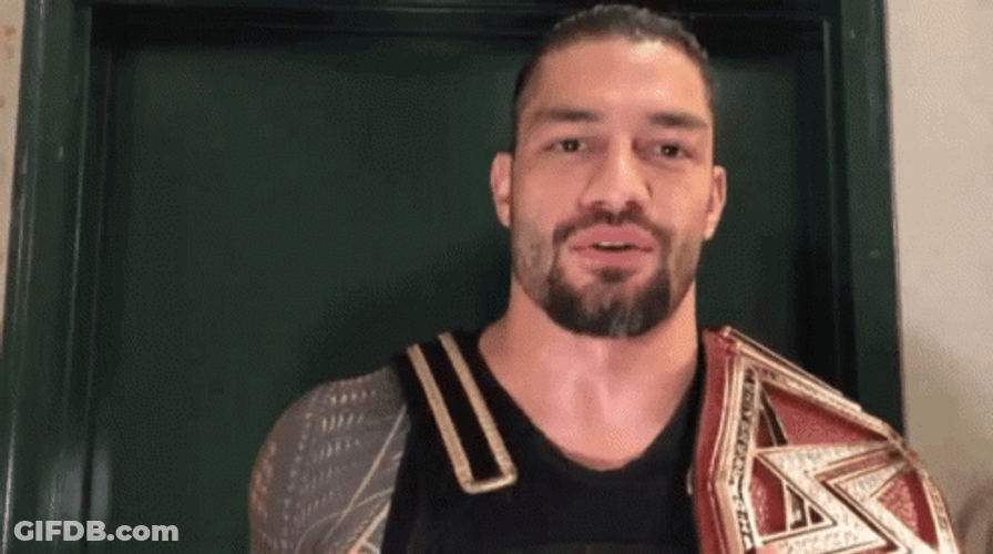 Tribal Chief Roman Reign Says Believe That GIF