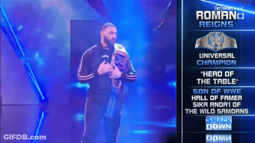 Tribal Chief Roman Reigns Winner GIF