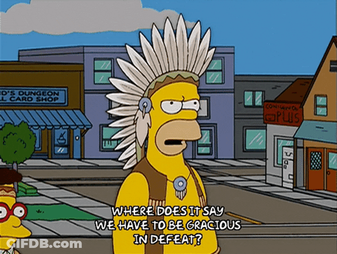 Tribal Chief Samson To Be Gracious In Defeat GIF