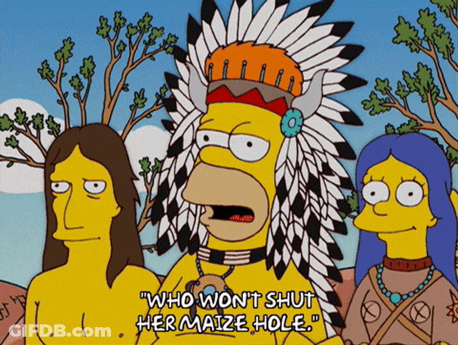 Tribal Chief Samson Won't Shut Maize Hole GIF
