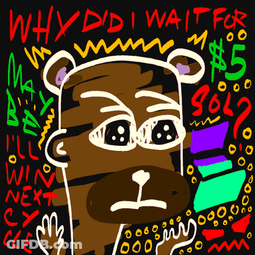 Tribal Design Face Sad Fine Art GIF