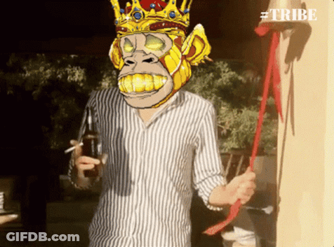 Tribe Monkey Bell Ringing GIF