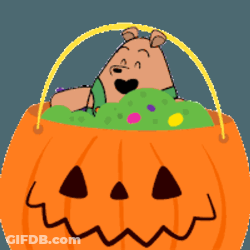 Trick Or Treat Candy Day Sticker GIF