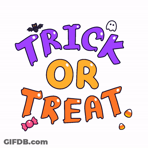 Trick Or Treat Font GIF