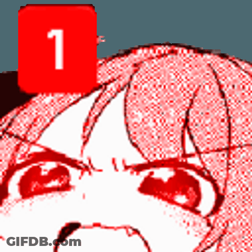 Triggered Angry Red Anime Girl GIF