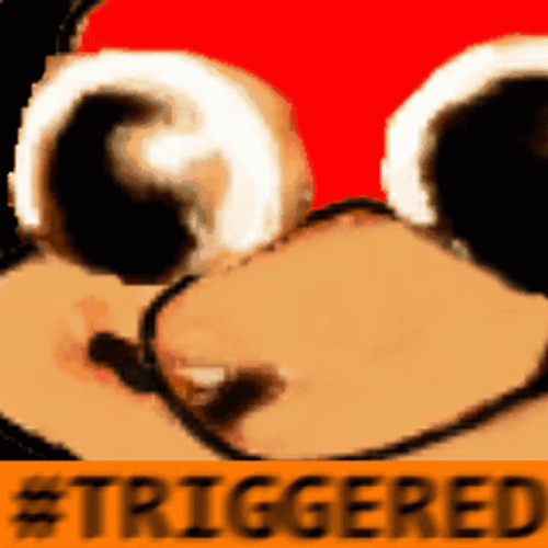 Triggered Meme Cartoon Animation GIF