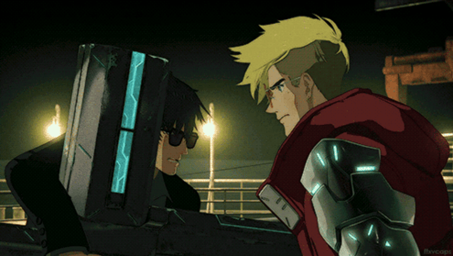 Trigun Stampede Arguing GIF