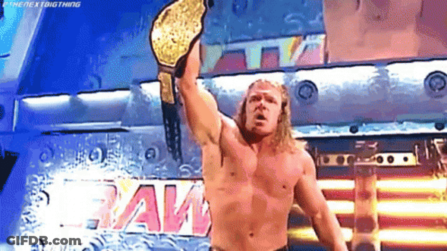 Triple H Paul Leveque WWE Crown GIF