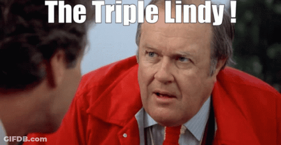 Triple Lindy Emmet Walsh Back To School Movie GIF