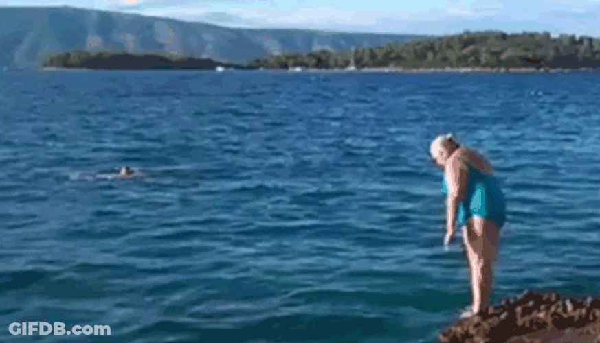Triple Lindy Fat Lady Dive Fail GIF