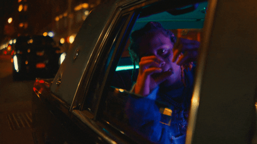 Trippie Red In Car GIF