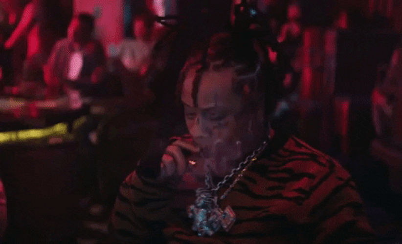 Trippie Redd After Smoking GIF