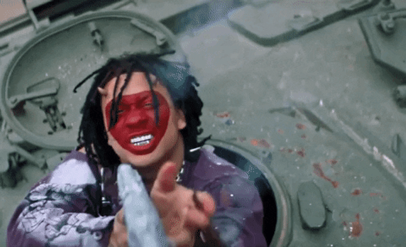 Trippie Redd Gun Fires GIF