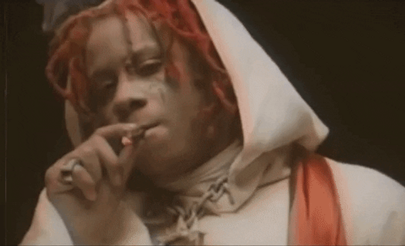 Trippie Redd Smoking GIF