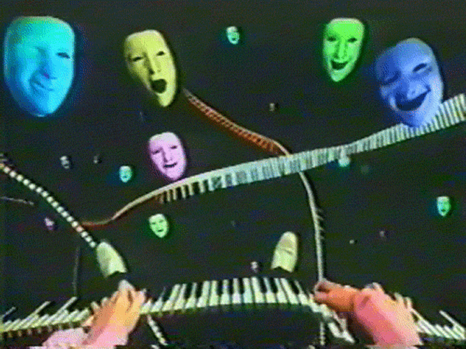 Tripping Playing Piano GIF