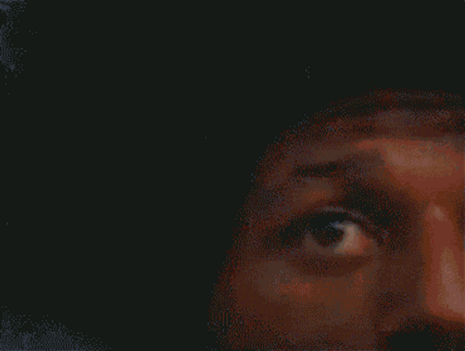 Trippy Afro Haired Black Guy Dancing GIF