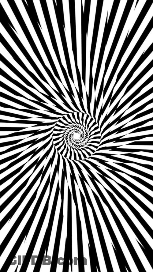 Trippy Circular Spiral Loop GIF