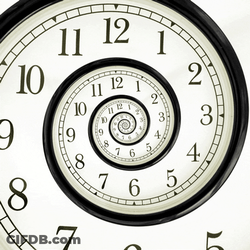 Trippy Clock Timer GIF