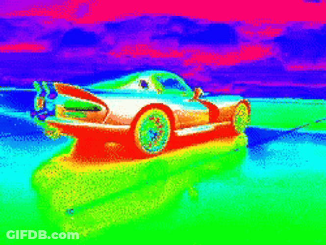 Trippy Dodge Edit GIF