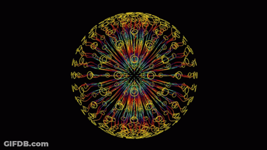 Trippy Dope Fireworks GIF