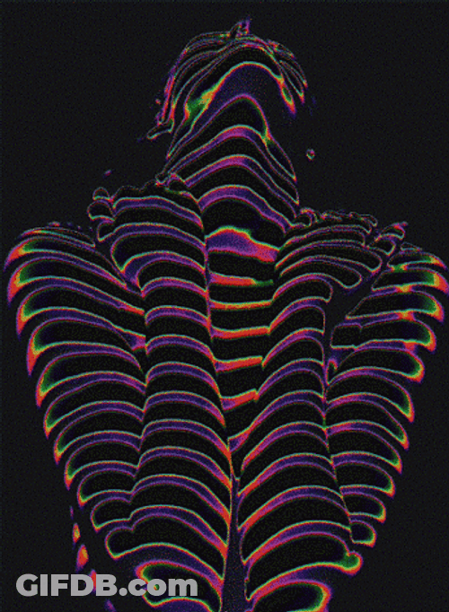 Trippy Dope Human Body GIF