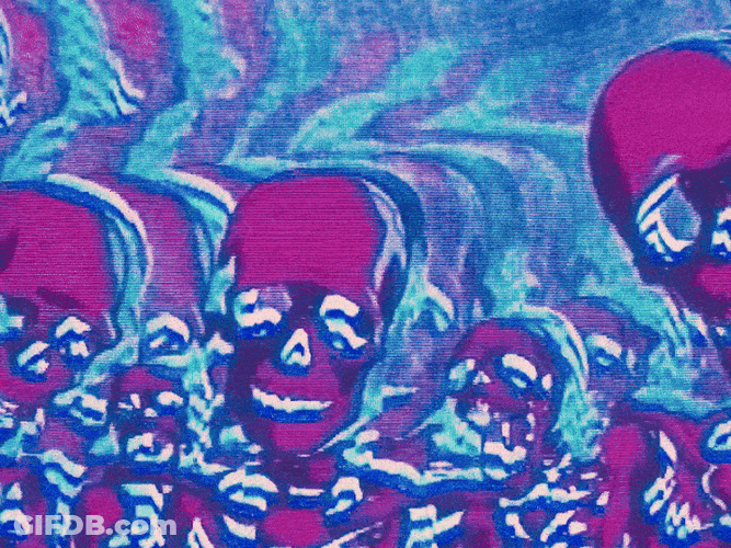 Trippy Funny Skeleton Loop GIF