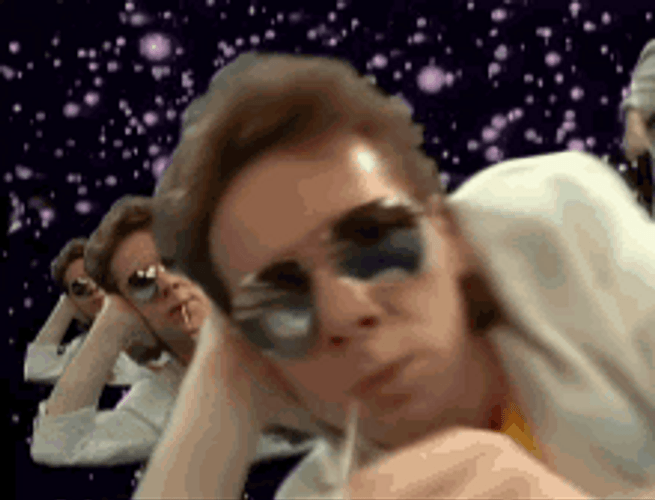 Trippy Jim Kerr Simple Minds GIF