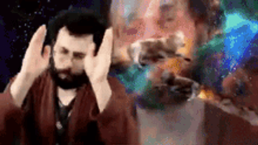 Trippy Man Dancing GIF