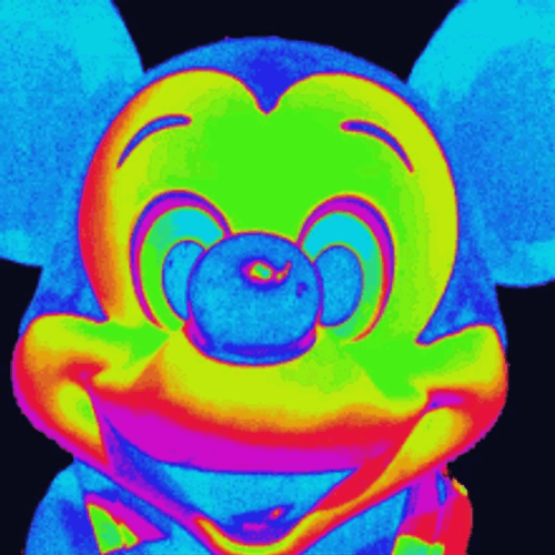 Trippy Mickey Mouse GIF