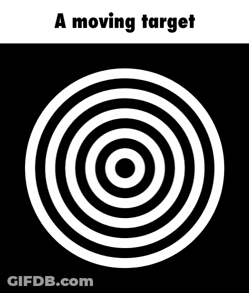Trippy Moving Target GIF