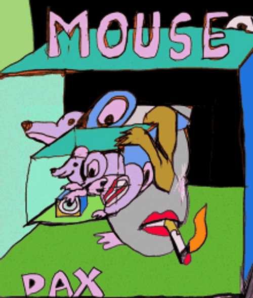 Trippy Norman Mouse GIF