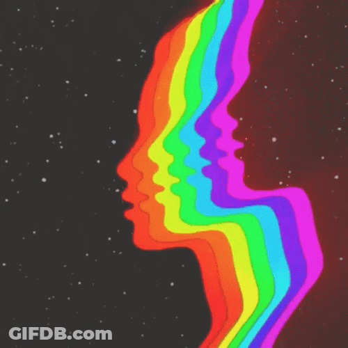 Trippy Photography Moving Rainbow GIF