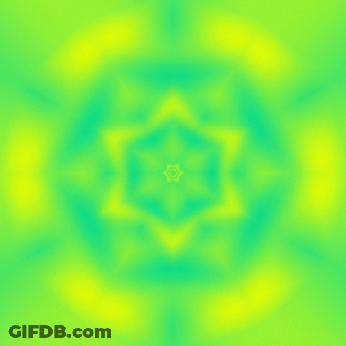 Trippy Sage Green Loop GIF