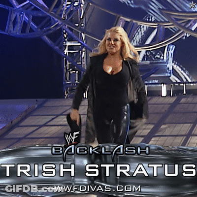 Trish Stratus WWE Diva Wrestler GIF