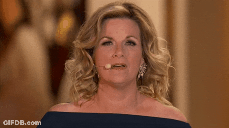 Trisha Yearwood American Singer Looks Up GIF