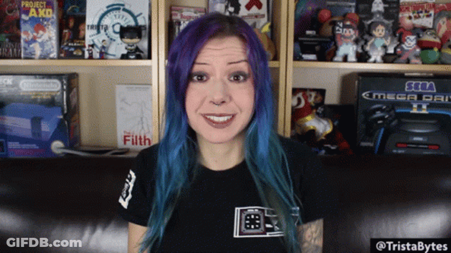 Trista Bytes No Idea GIF