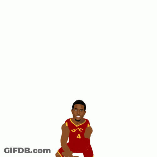 Trojans Animated Colorful Draft NBA GIF