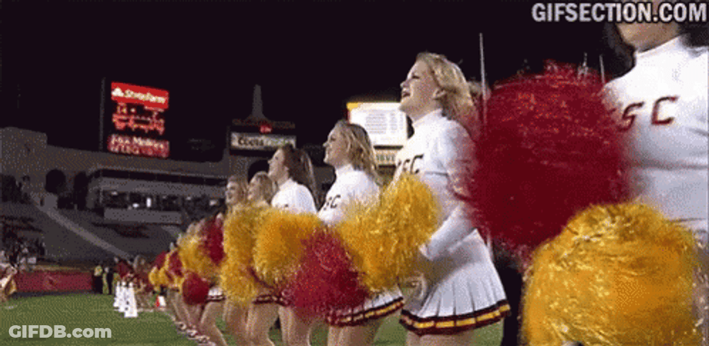 Trojans Cheerleaders Dance GIF