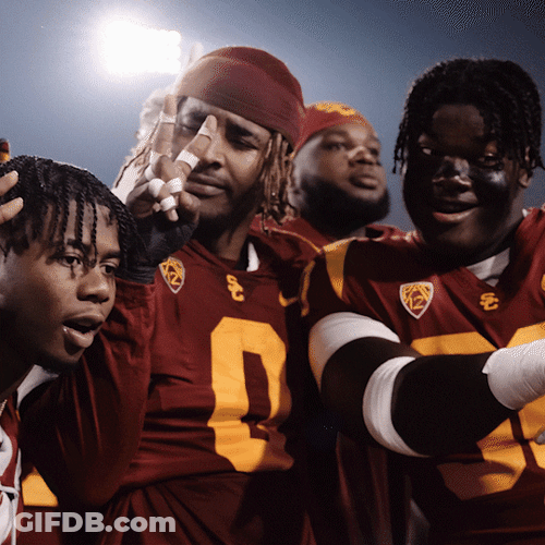 Trojans Quinten Joyner Peace Sign GIF
