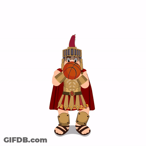 Trojans Shooting Its Shot Animation GIF