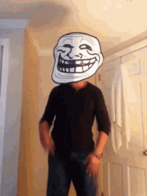 Troll Face Dancing Meme GIF