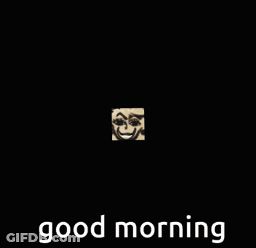 Troll Face Good Morning Meme GIF